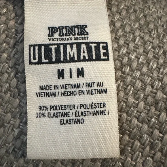 PINK Victoria’s Secret Sweatshirt Royal Blue Quarter Zip RARE Dog Logo sz Medium - Picture 12 of 13